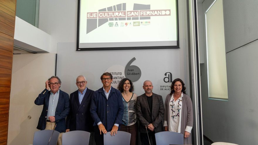 Eje San Fernando: un kilómetro de cultura unido en Alicante