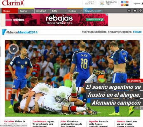 La prensa argentina y alemana