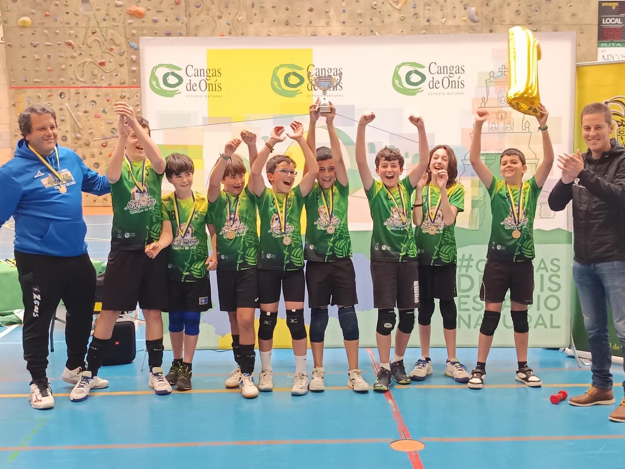 Nuevo éxito del voleibol cangués