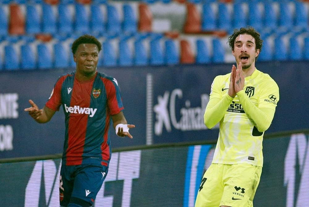 El Levante UD - Atlético, en imágenes