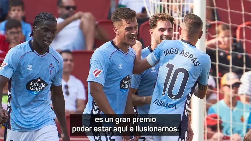 Marco Garcés: "Ojalá que no vengan a quitarnos jugadores al Celta y que podamos cerrar el mercado así"