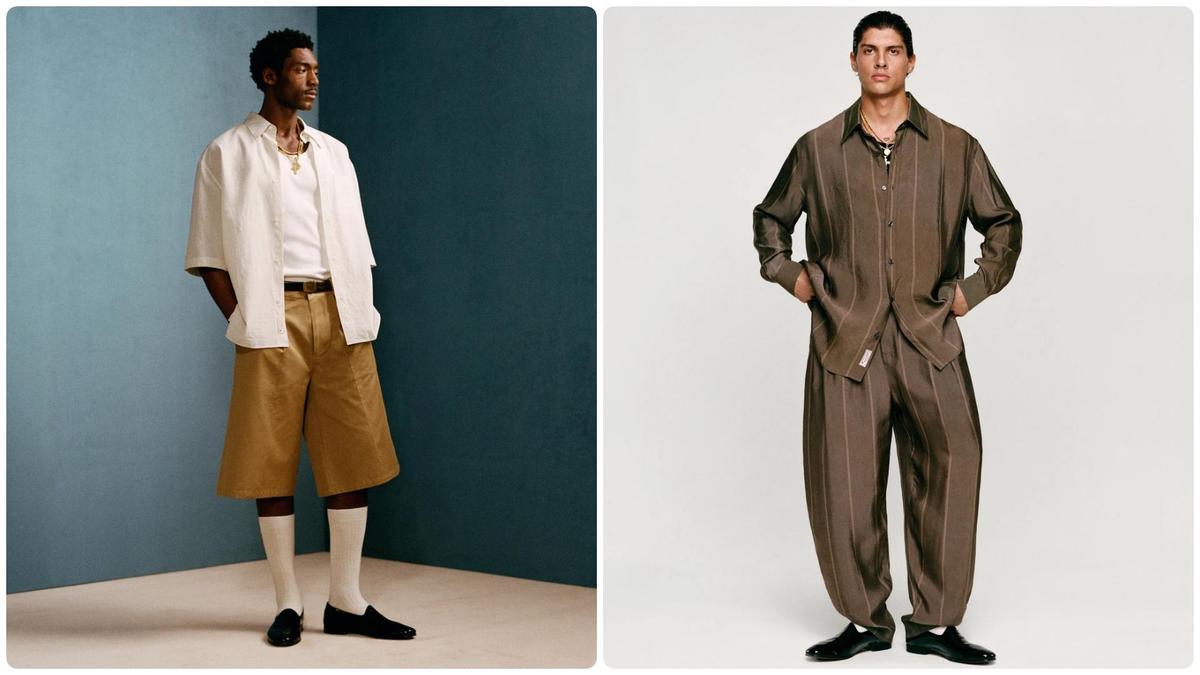 Varios conjuntos para hombre de la colección Zara x Willy Chavarría.