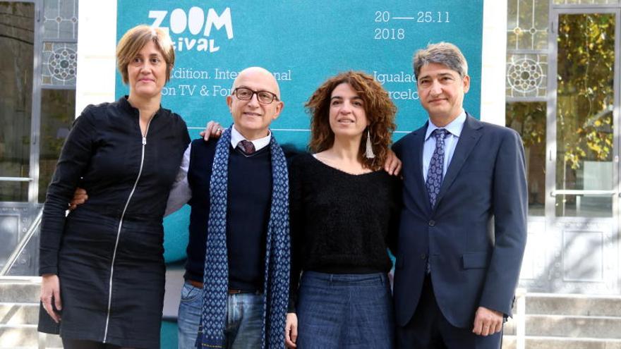 Mireia Claret, Pere Camps,Anna Cervera i Jordi Comellas.