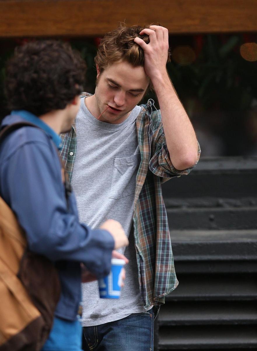 Robert Pattinson rodando Remember me'