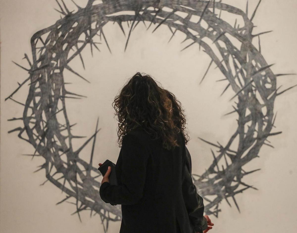 José Sanleón en la Fundación Bancaja.