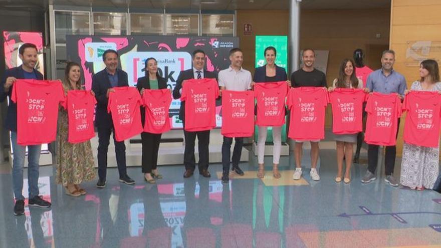 Imagen de la presentación de la prueba en la sede de la Corporación Aragonesa de Radio y Televisión.