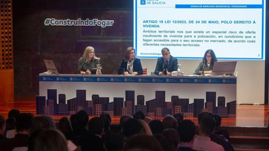 Un momento de la reunión entre Xunta y concellos por las áreas tensionadas de vivienda.