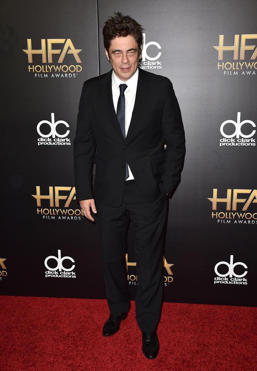 Benicio del Toro en los Premios de Cine de Hollywood 2015