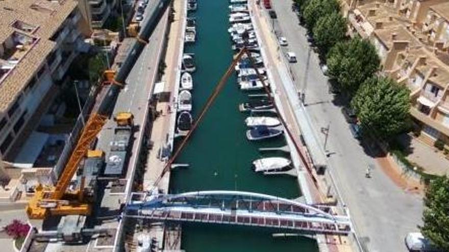 Una pasarela para el nuevo puerto deportivo de Xàbia