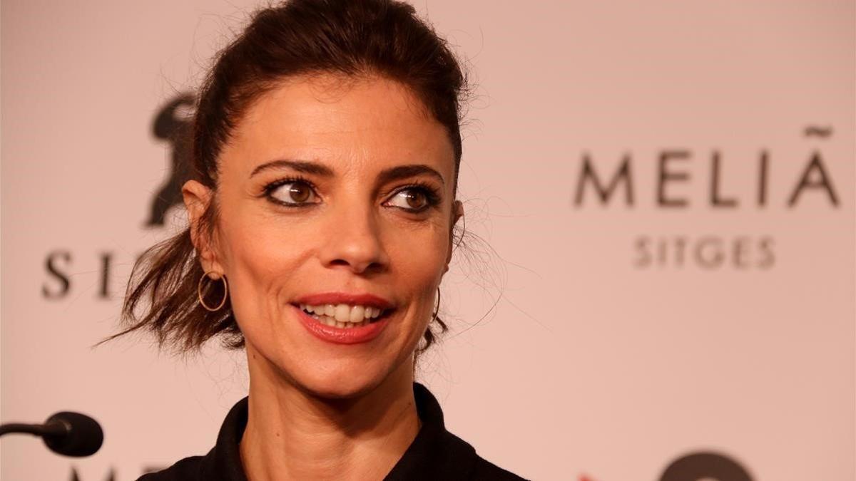 Maribel Verdú, tras la presentación de 'El asesino de los caprichos' en Sitges