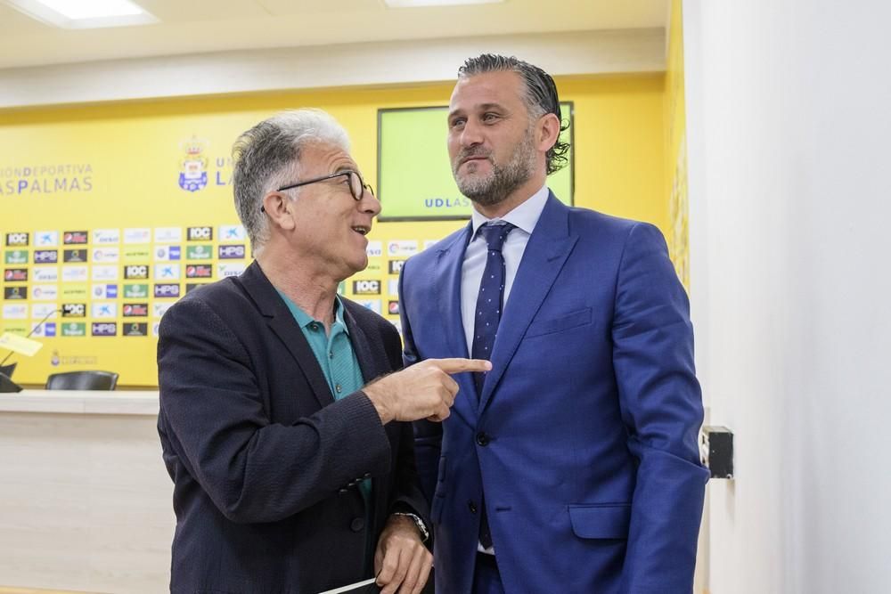 Presentación de Toni Otero como secretario técnico de la UD Las Palmas