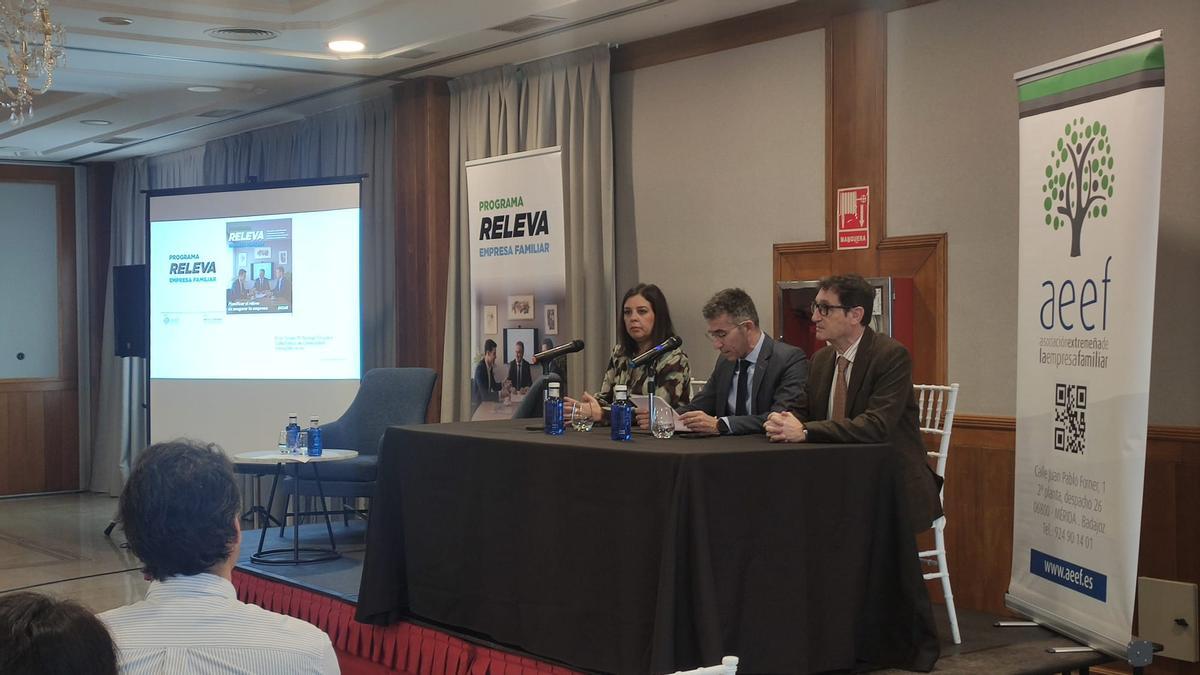 Jornada del programa Releva Empresa Familiar celebrada en Mérida.