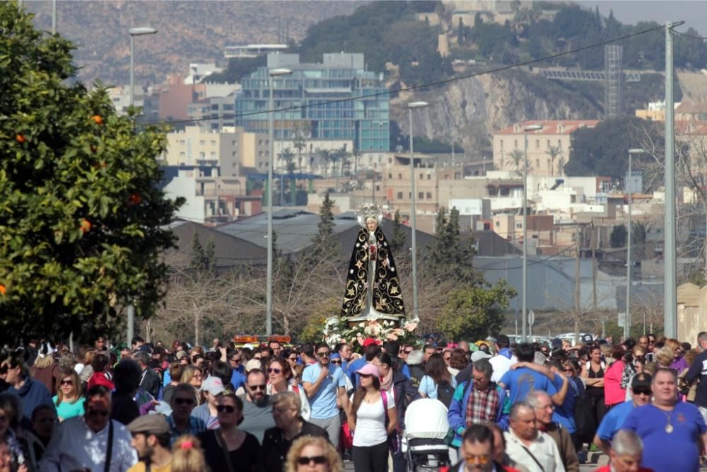 Subida de la Virgen de la Soledad al Calvario