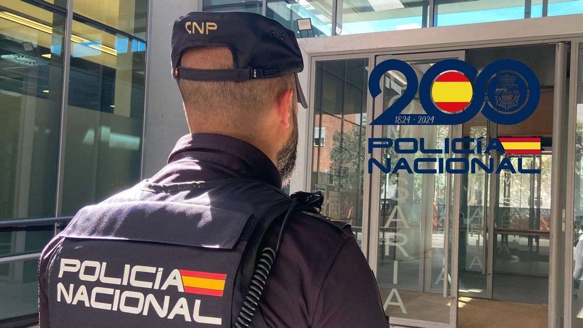 Un agente de la Policía Nacional en imagen de archivo.