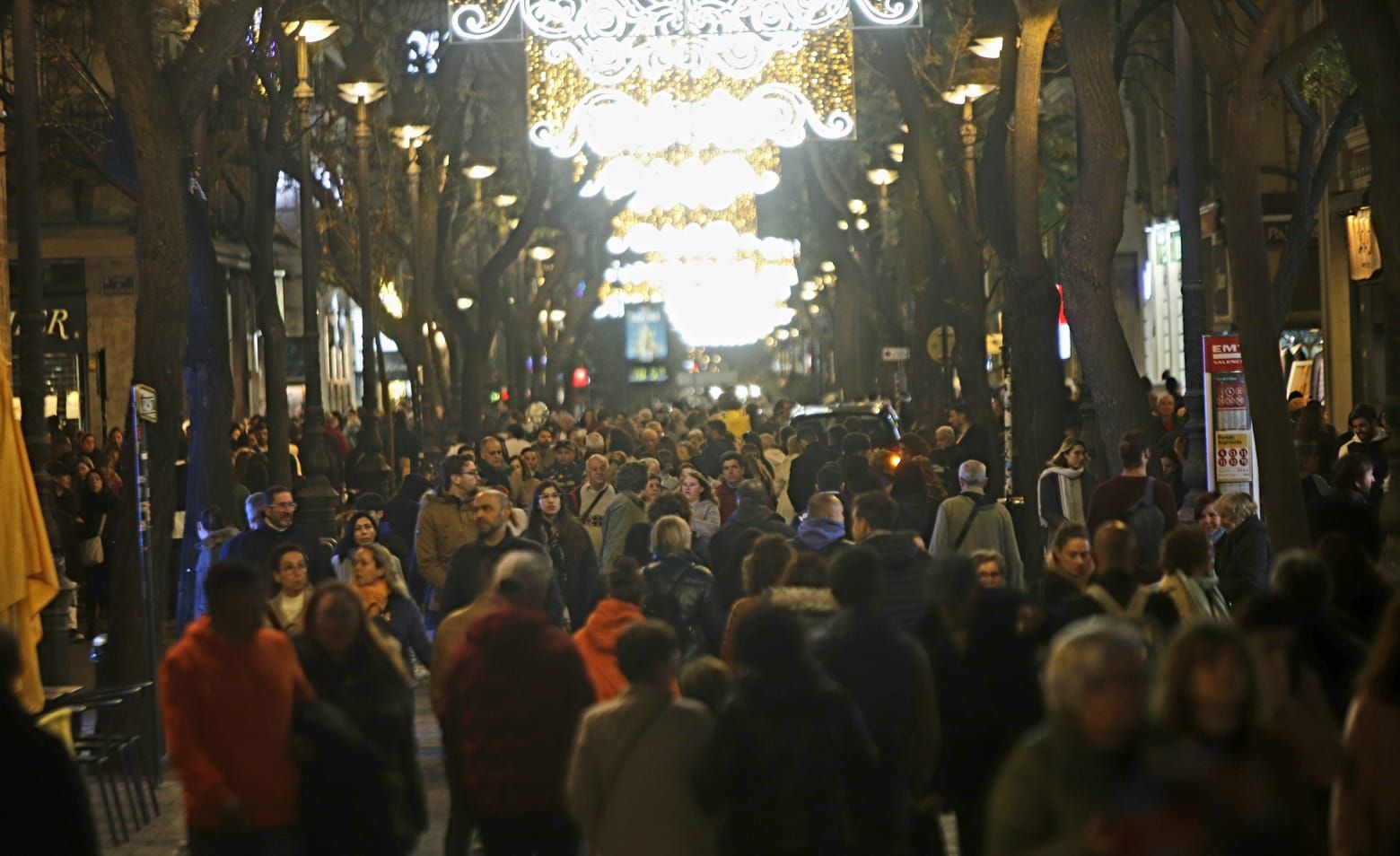 València, a reventar por la Navidad y el buen tiempo