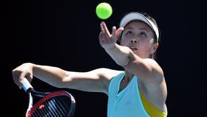 Shuai Peng, durante el Open de Australia 2019