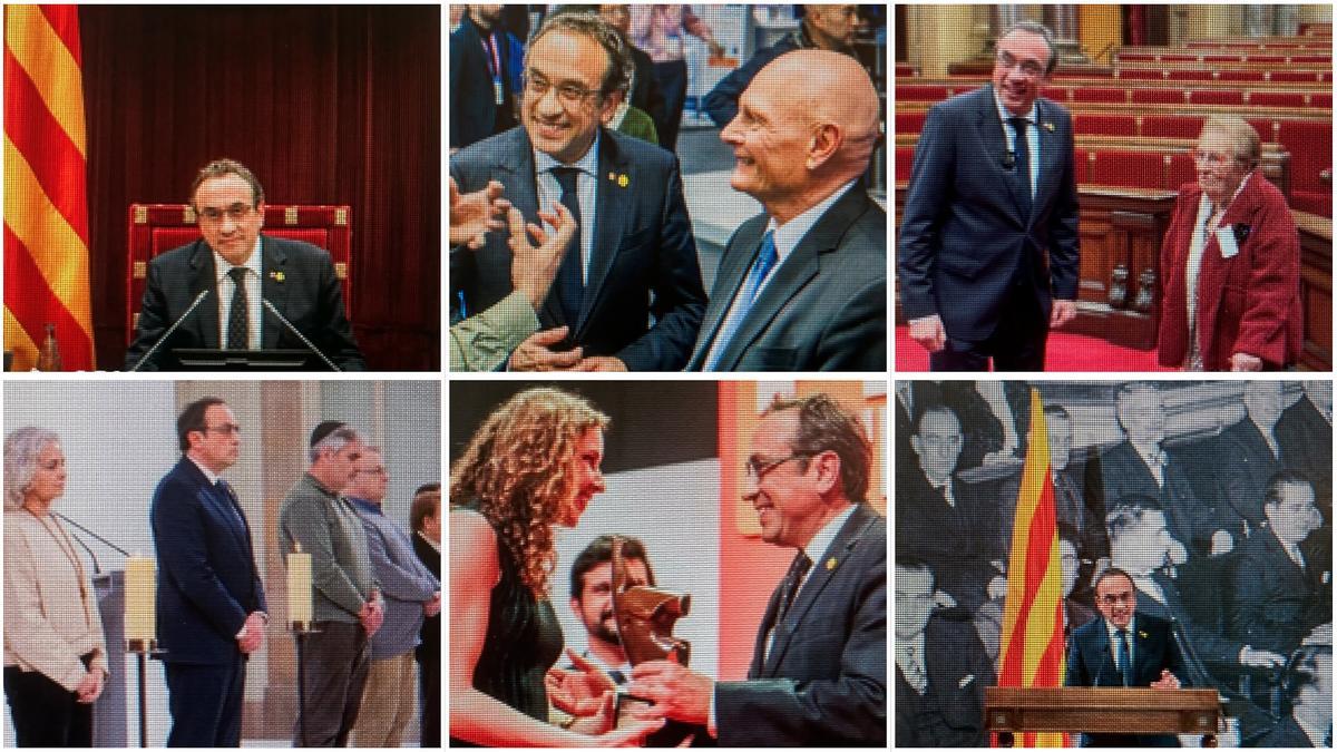 Fotografías del presidente del Parlament en TikTok.