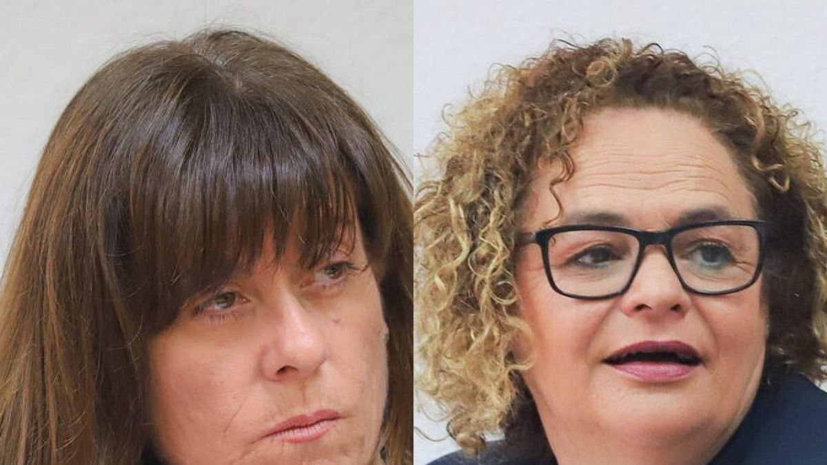 The popular councilors of Torrevieja, Sandra Sánchez and Carmen Gómez The popular councilors of Torrevieja, Sandra Sánchez and Carmen Gómez