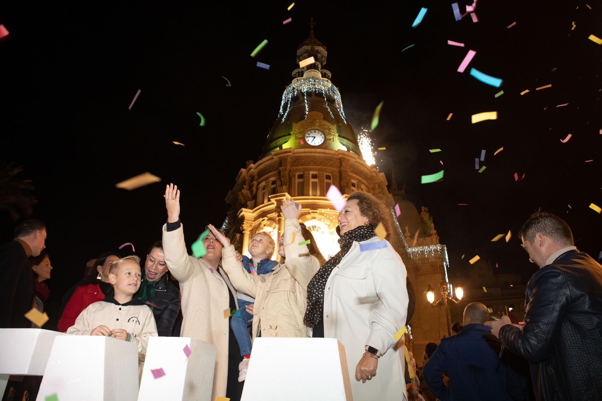 Encendido navideño en Cartagena