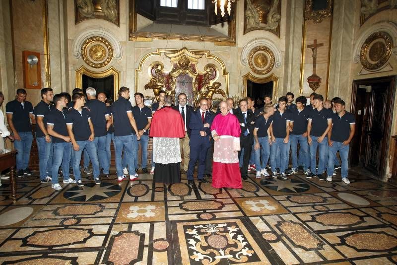 Fotogalería ofrenda y recepción del Real Zaragoza en el ayuntamiento