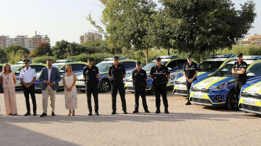 Presentación de los nuevos vehículos de la Policía Local de Mijas.