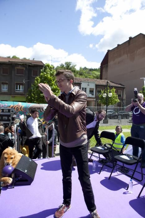 Acto de Podemos con Íñigo Errejón en La Felguera