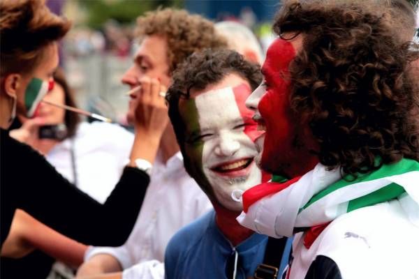 El partido Alemania-Italia, en imágenes