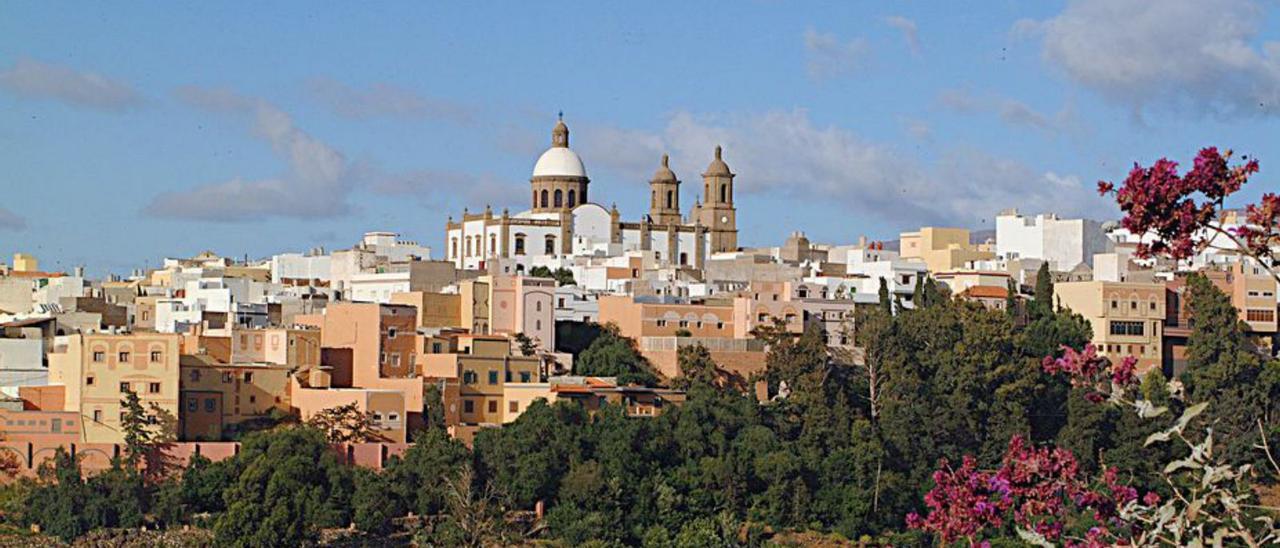 Vista del centro histórico de Agüimes. | | LP/DLP