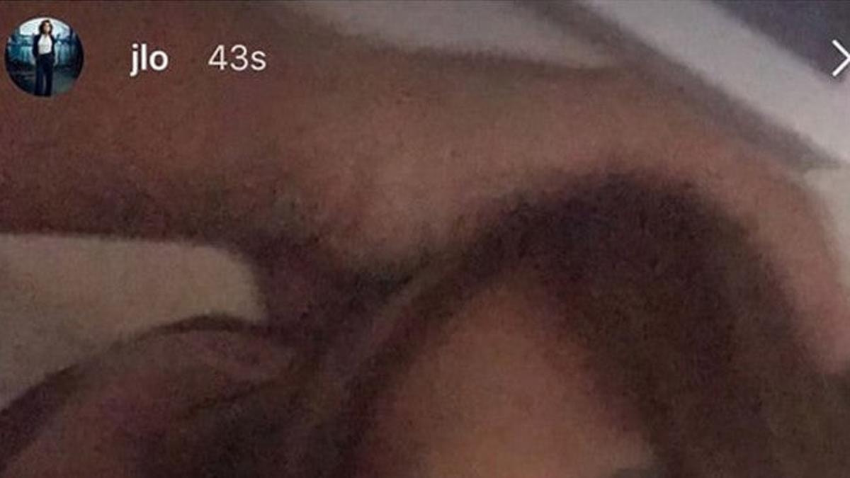 El selfie que Jennifer López ha borrado de Instagram