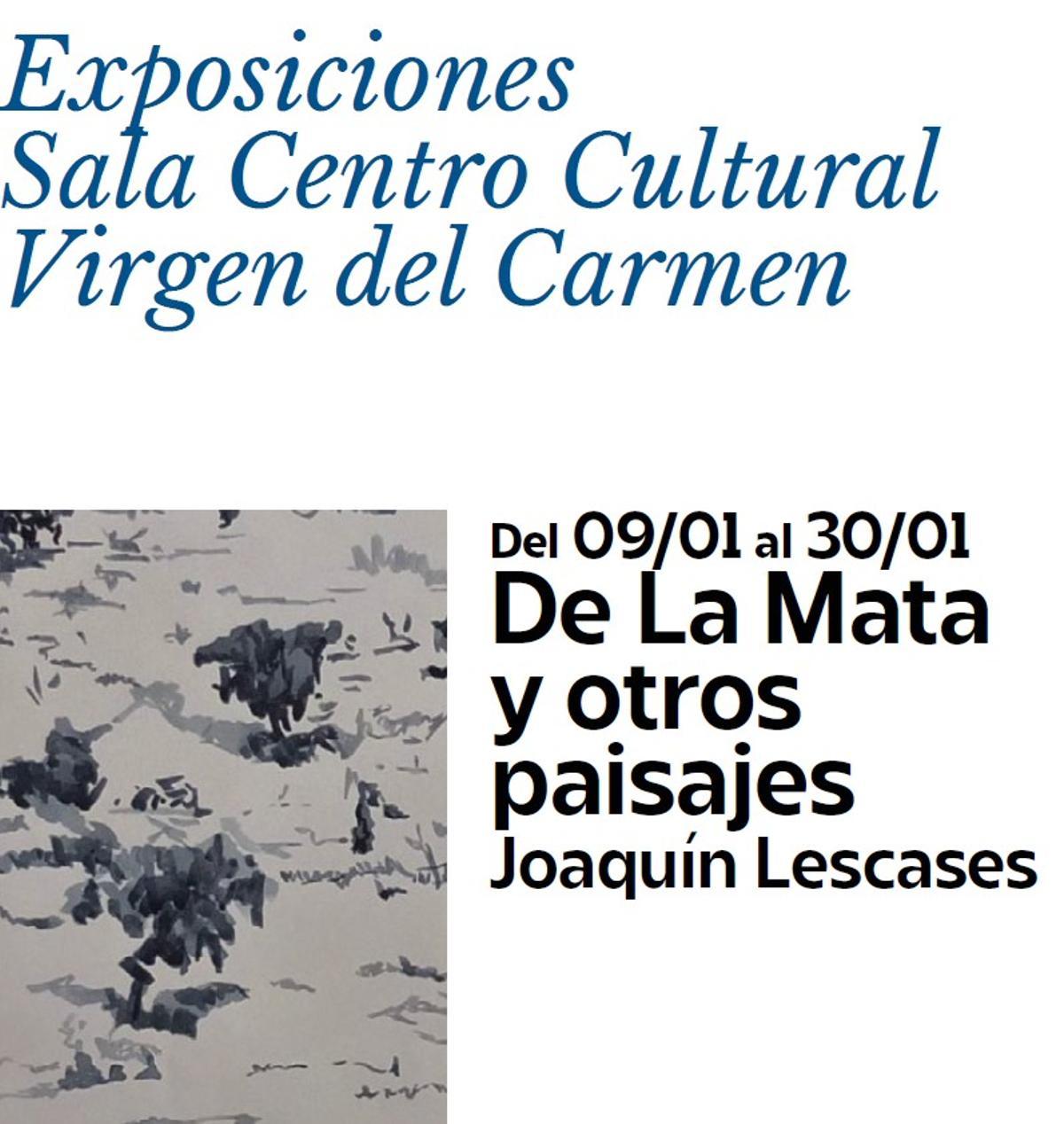 EXPOSICIÓN DE JOAQUÍN LESCASES