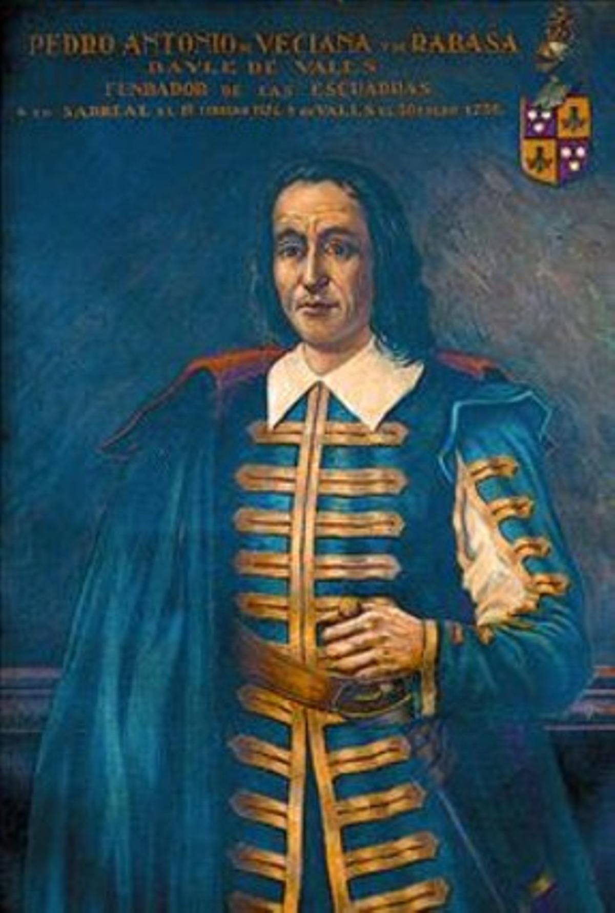 Retrat de Pere Anton Veciana. Retrat de Pere Anton Veciana.