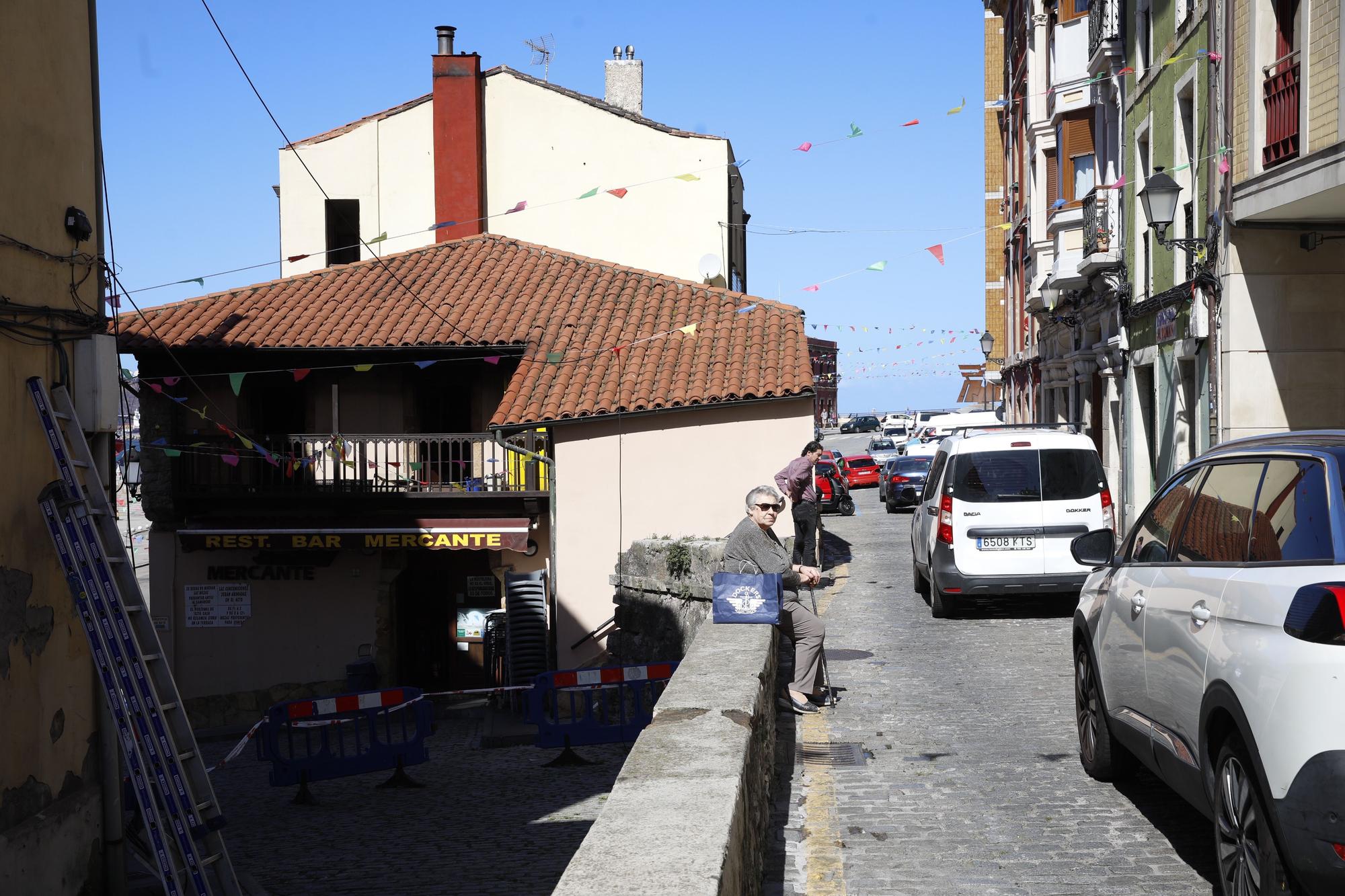 Así quedó el bar el Mercante tras el incendio