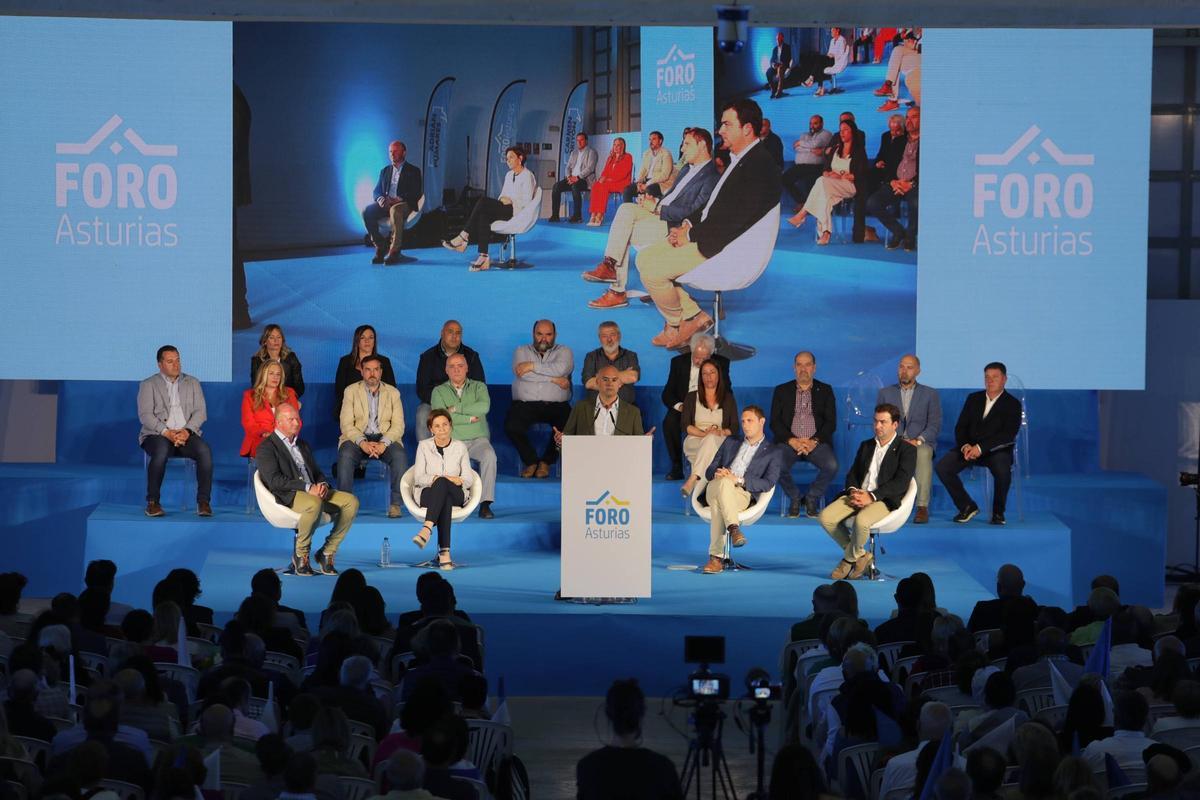 El cierre de campaña de Foro en Gijón, en imágenes