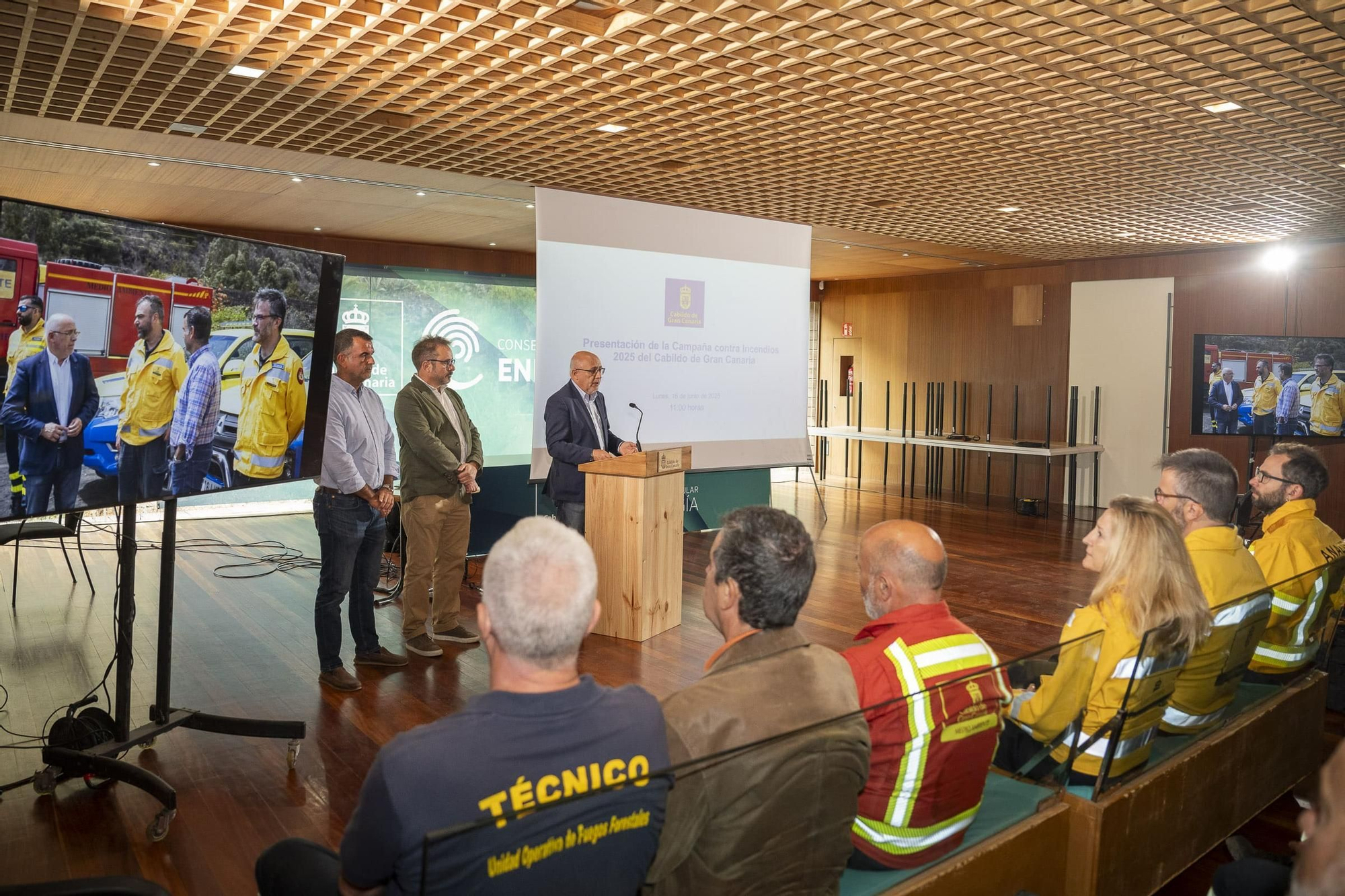 Presentación de la campaña contra incendios del Cabildo de Gran Canaria