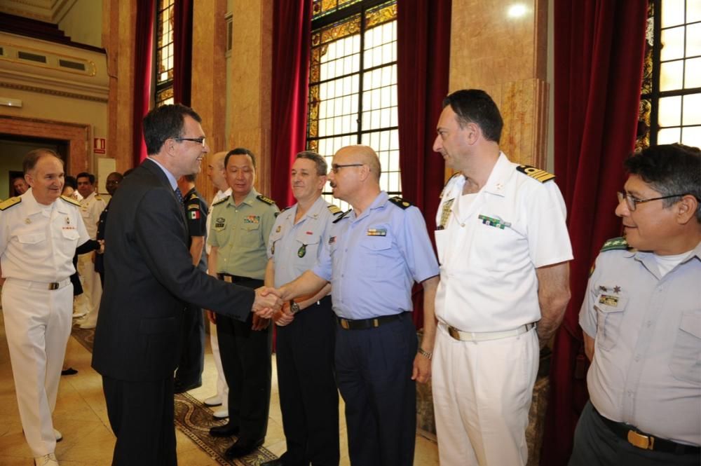 Recepción de Agregados de Defensa Militares Navales y Aéreos