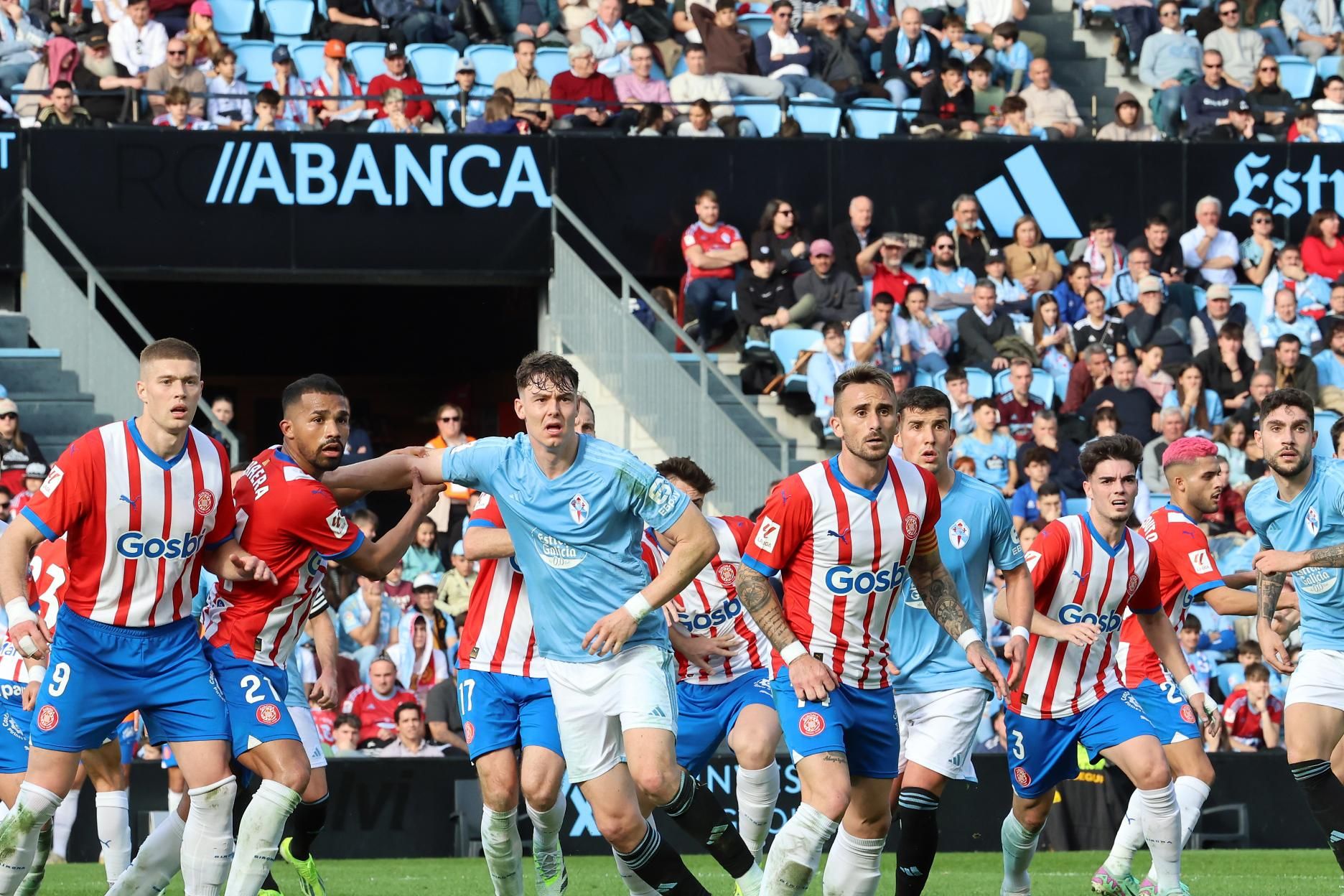 De la fiesta inicial a la decepción: las mejores imágenes del Celta-Girona