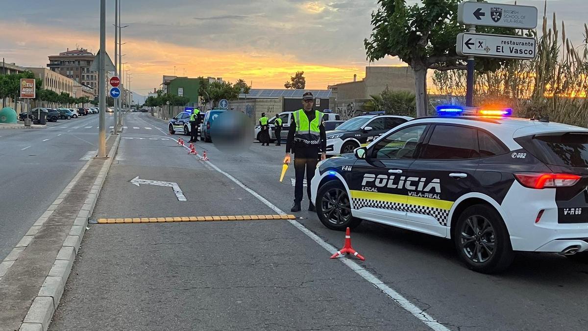 Cinco conductores pillados bajo efectos del alcohol o con drogas en un control de las fiestas de Vila-real