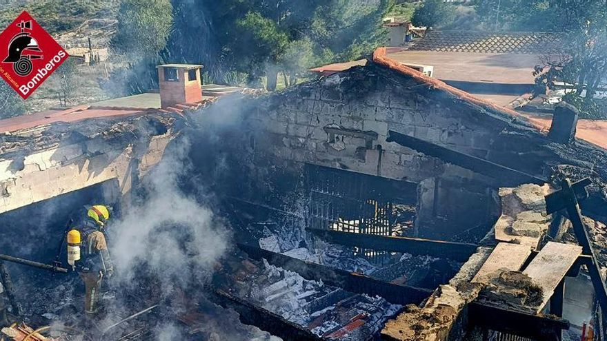 Imagen de cómo ha quedado la casa. Imagen de cómo ha quedado la casa.