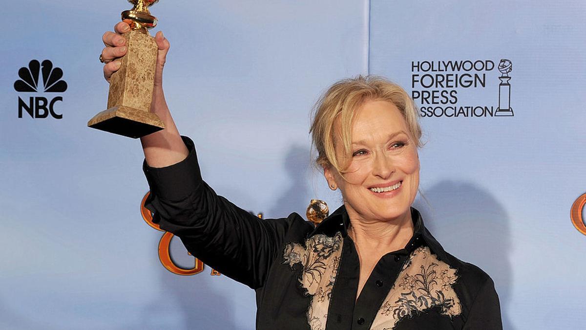 Meryl Streep en los Globos de Oro en 2012