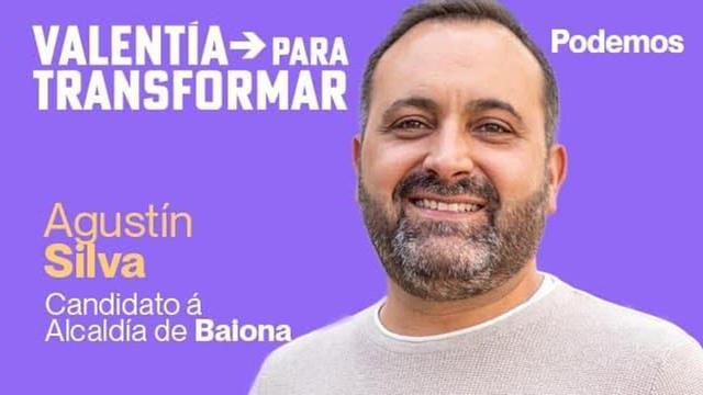 Agustín Silva Rodríguez, candidato de Podemos a la alcaldía de Baiona