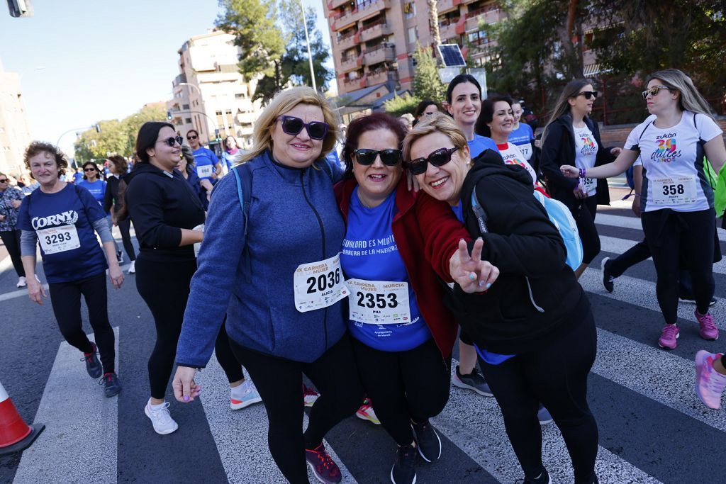 Imágenes del recorrido de la Carrera de la Mujer: avenida Pío Baroja y puente del Reina Sofía (II)