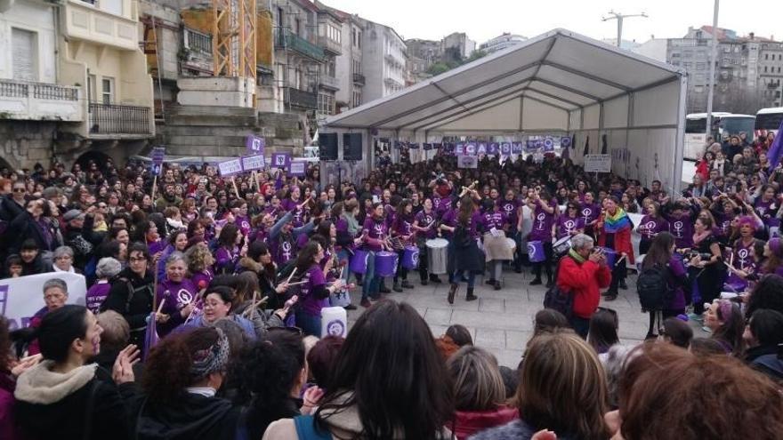 Manifestación feminista en Vigo del pasado 4 de marzo.