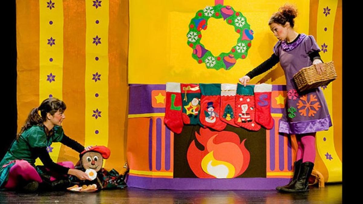 El Espectáculo de teatro y títeres 'Contes de Nadal de les Germanes Baldufa'.