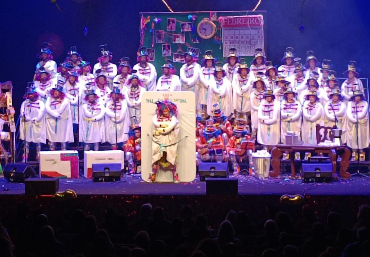 Una de las comparsas del festival de O Grove. | FDV