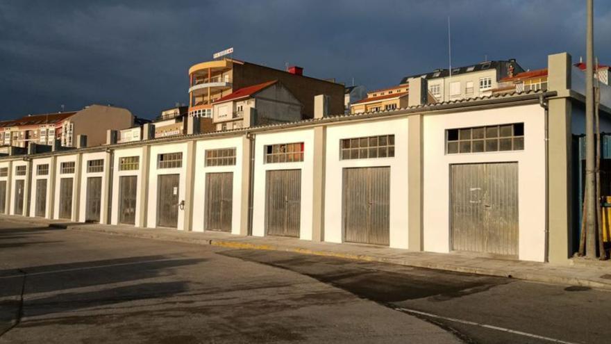 Portos reparou a estrutura da nave de departamentos de usuarios de Laxe