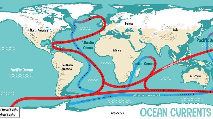 El sur del Índico es cada vez menos salado y eso puede afectar al clima en España