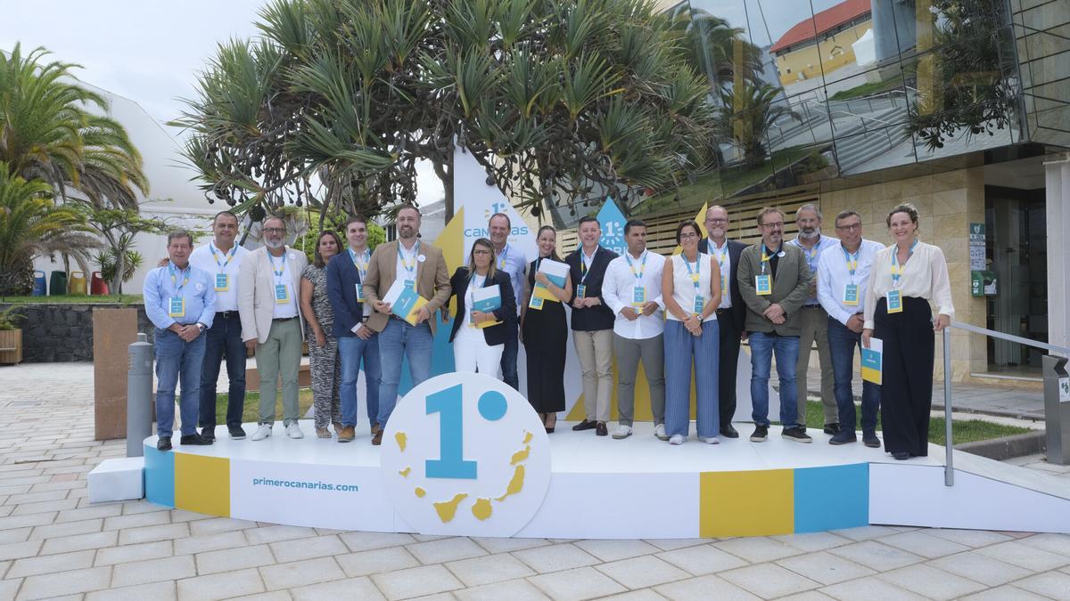 Apertura del congreso constituyente de Municipalistas Primero Canarias