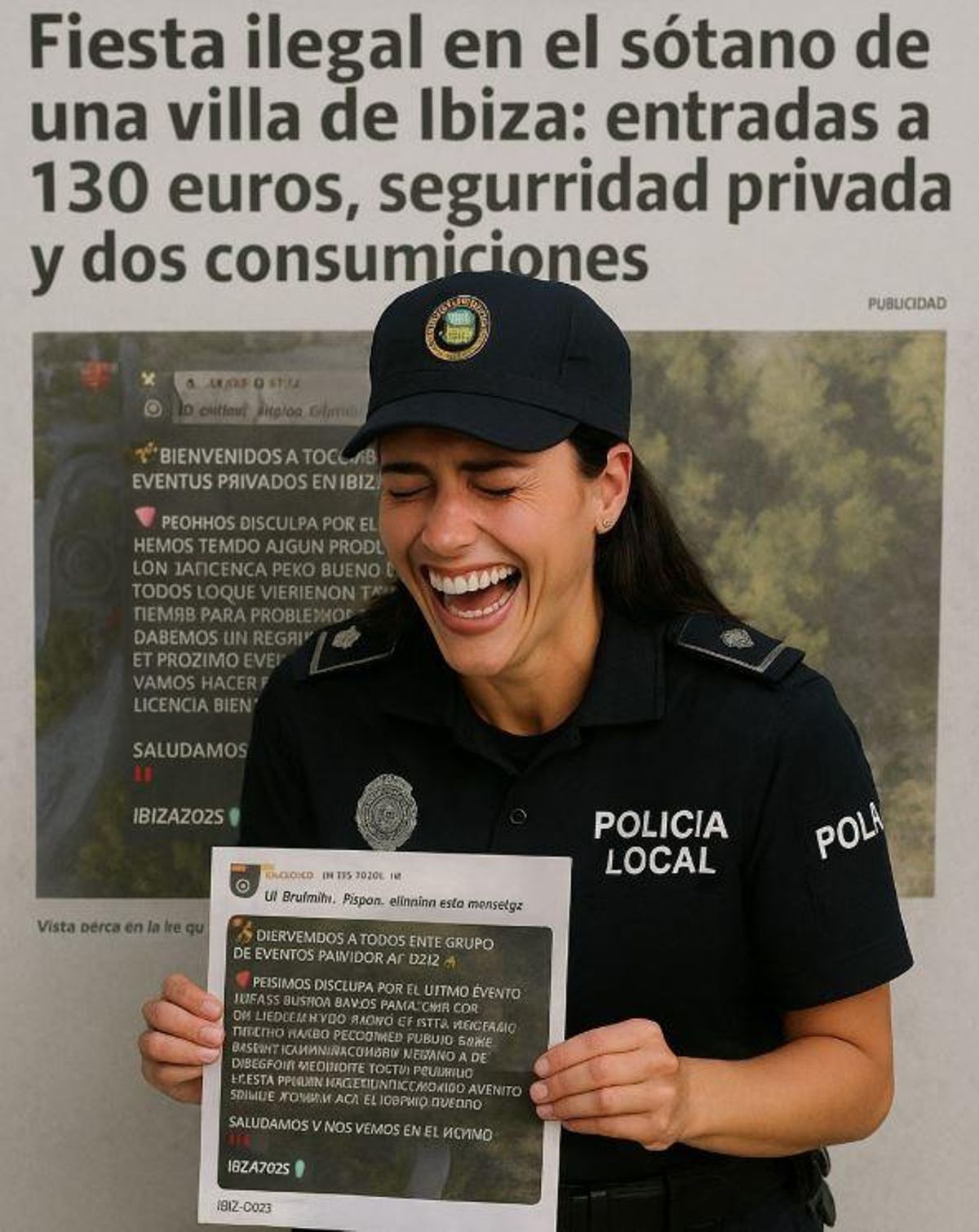 Imagen subida por la Policía Local de Sant Josep