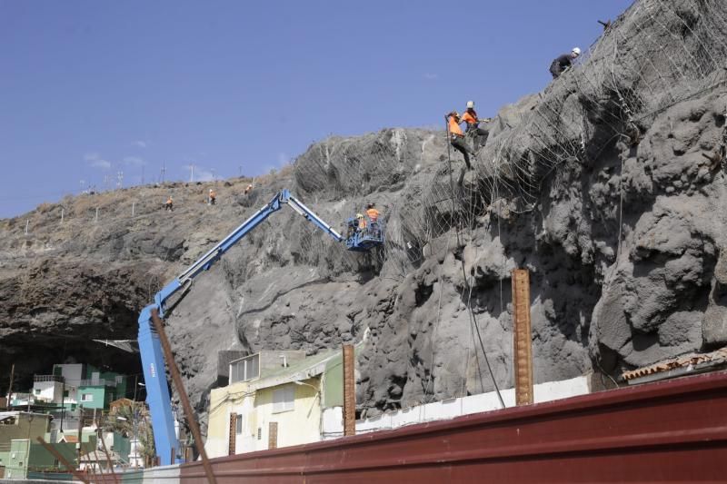 Zonas con riesgos de desprendimiento en Tenerife