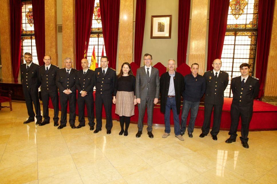 Acto de homenaje a los bomberos